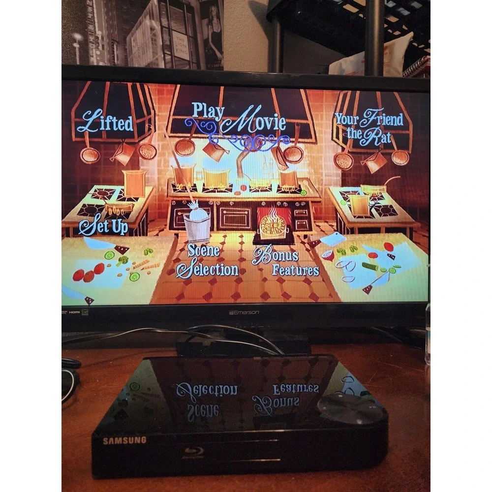 Samsung BD-FM57C Blu-Ray DVD Player‎ Wi-Fi Streaming HDMI Connectivity No Remote